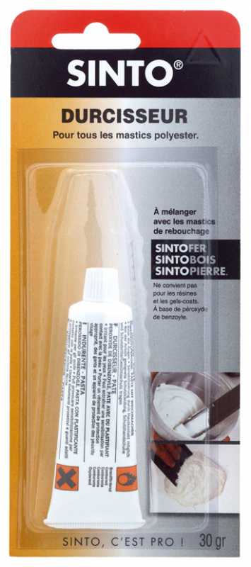 Durcisseur pour mastics polyester en tube de 30 g pour réparation