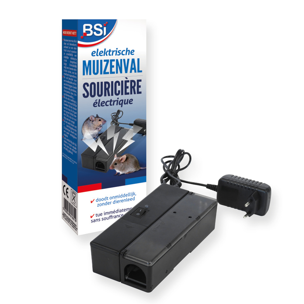 Piège à souris électrique, solution antinuisible efficace et hygiénique contre les rongeurs.