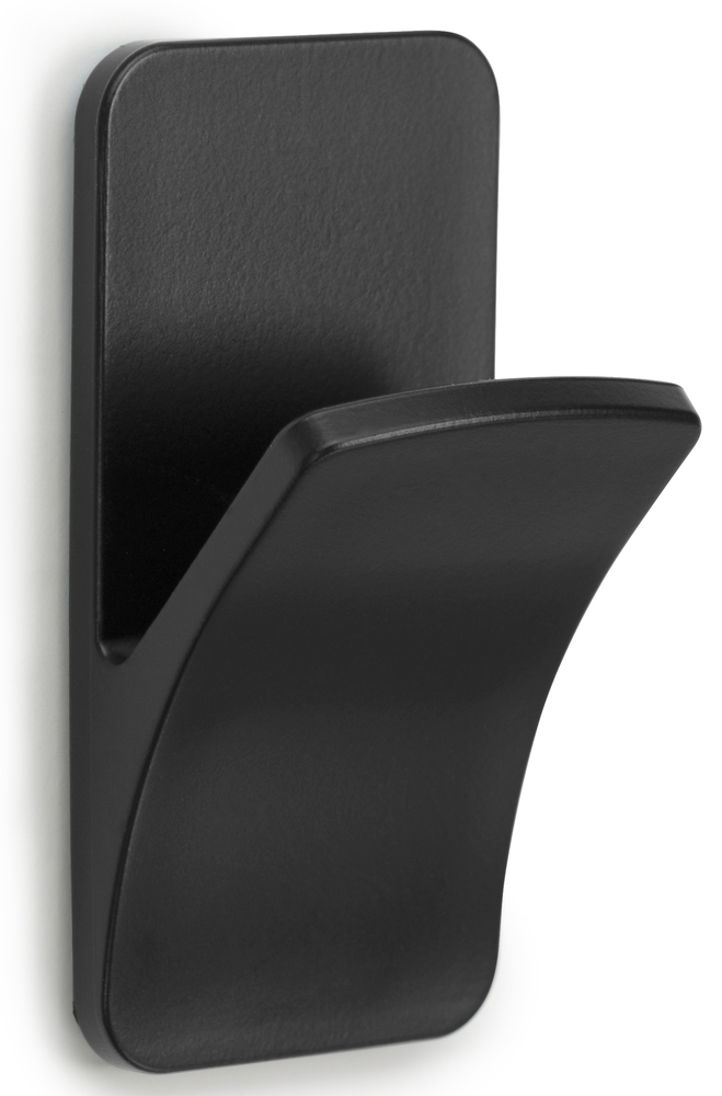 Crochet Adhésif Noir Mat Forme Branche