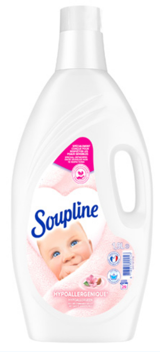 Flacon d'assouplissant Hypoallergénique 1.9L pour peaux sensibles