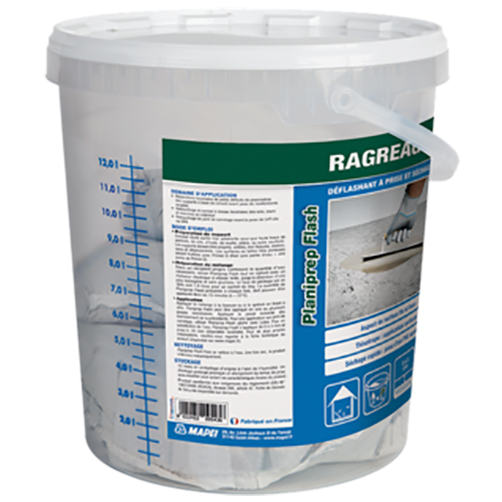 Kit de ragréage Planiprep Flash 10 kg à prise rapide pour la préparation des supports