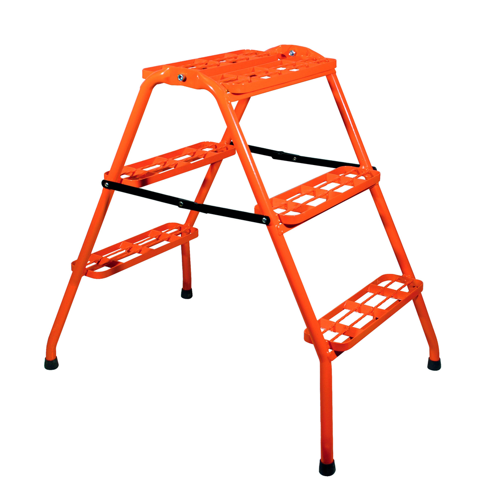 Escabeau double Escadouble 3 marches en aluminium avec pieds antidérapants