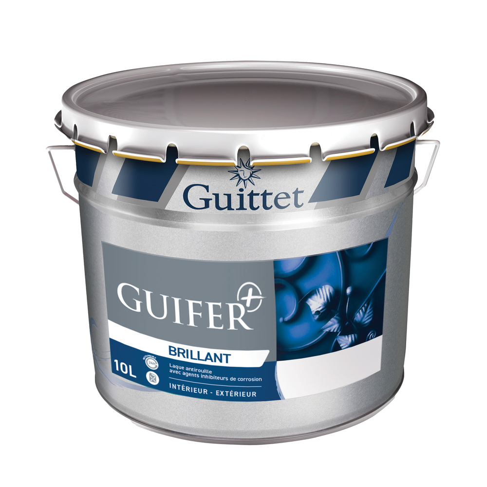 Peinture de finition Guifer + anti-corrosion pour traitement et protection des métaux longue durée