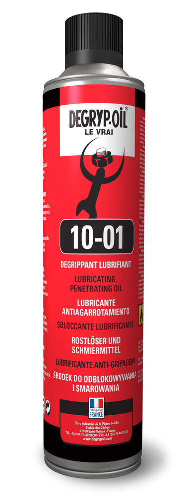 Lubrifiant dégrippant Degryp-Oil 300 ml multi-usage pour entretien et protection