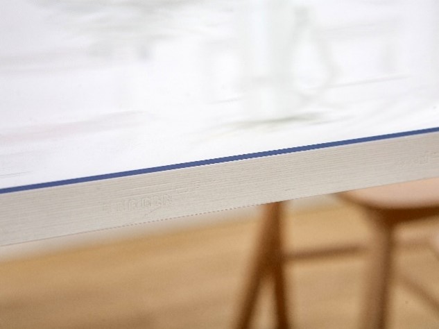 Nappe Feuille Cristal Clear Uni Transparent 120 cm x 10 m Épaisseur 200/100ème