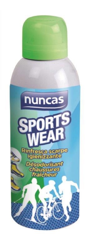 Désodorisant rafraîchissant et désinfectant Sportwear pour chaussures, flacon vaporisateur 150 ml