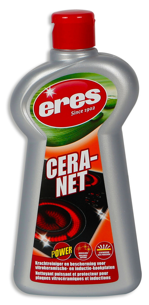 Nettoyant Cera-Net Vitrocéramique Induction 225 ml pour plaques de cuisson, flacon.