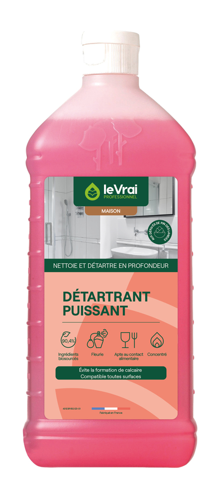 Détartrant anti-calcaire Puissant 1L pour la cuisine