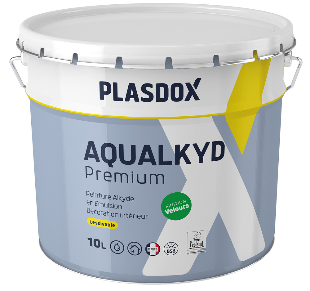 Peinture intérieure mate Aqualkyd Velours Premium aspect velours à base d'eau