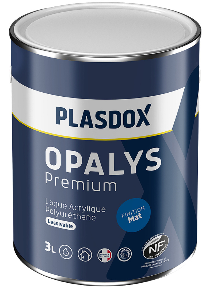 Peinture laque Opalys Premium Mat, finition mate pour intérieur