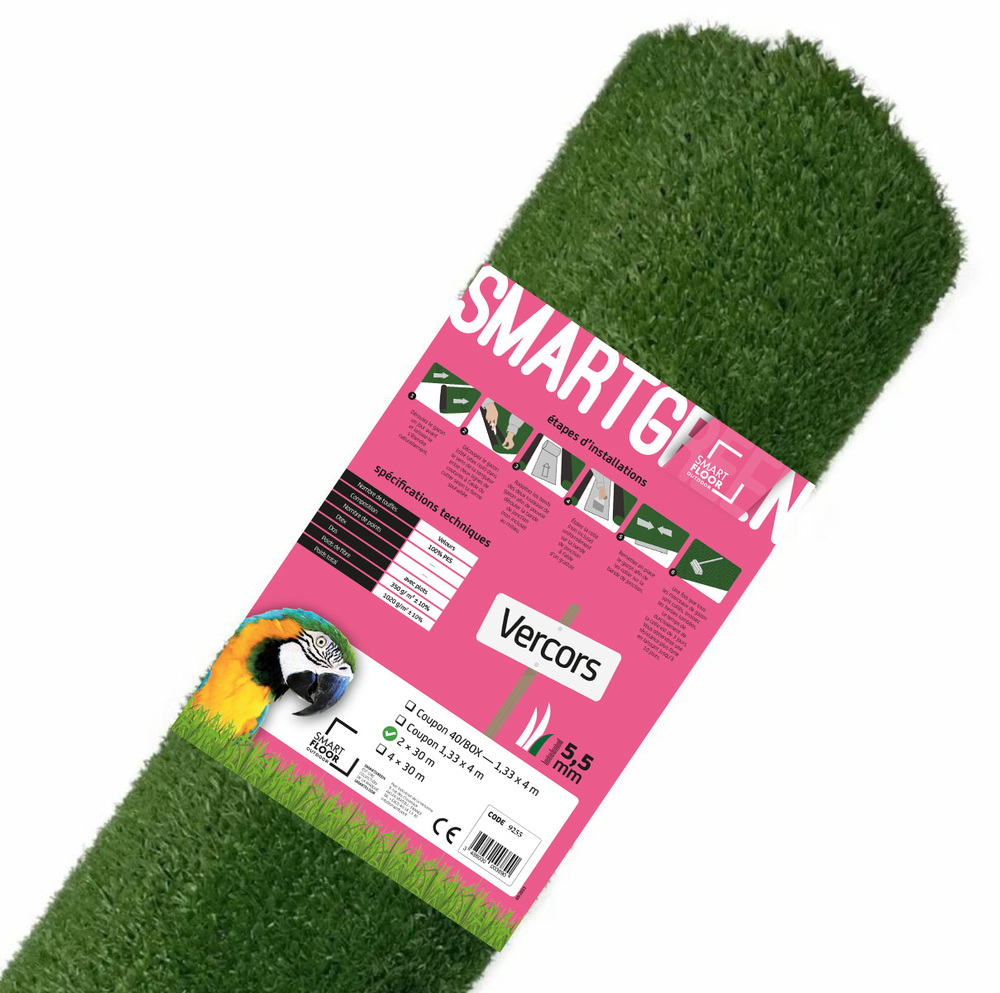 Gazon Synthétique 5.5 mm Vercors Rouleau de 30 ml