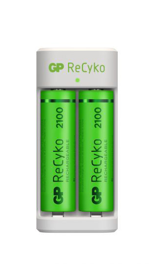GP Chargeur E211 + 2 Piles AA 2100mAh