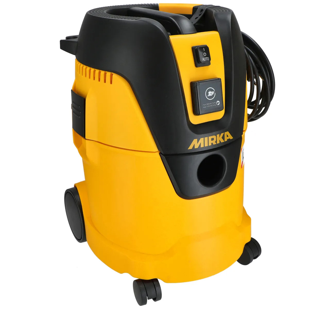 Aspirateur professionnel Mirka 1125 Classe L de 25 litres sur roulettes