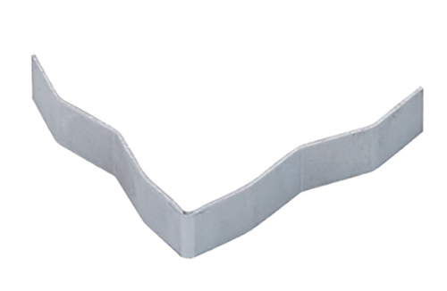 Équerres de fixation en acier de 12mm pour profilé de cadre incliné, référence 6114, sachet de 4 pièces.