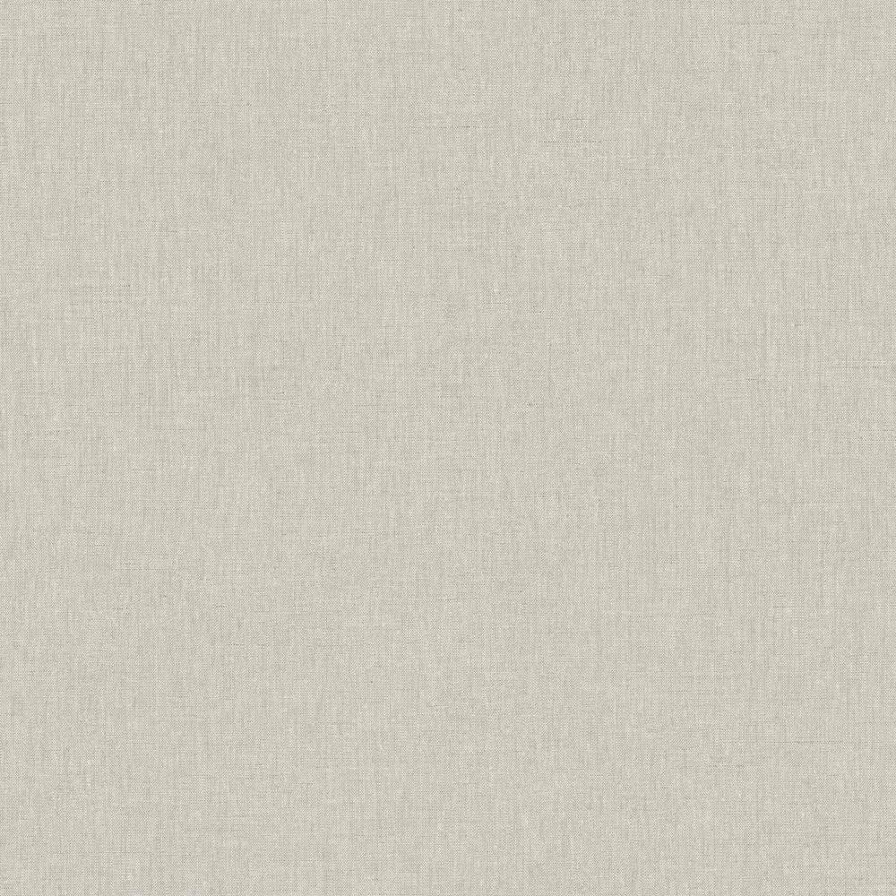 Papier peint Vinyle sur Intissé texture lin unie gris beige foncé pour un intérieur contemporain et chaleureux.