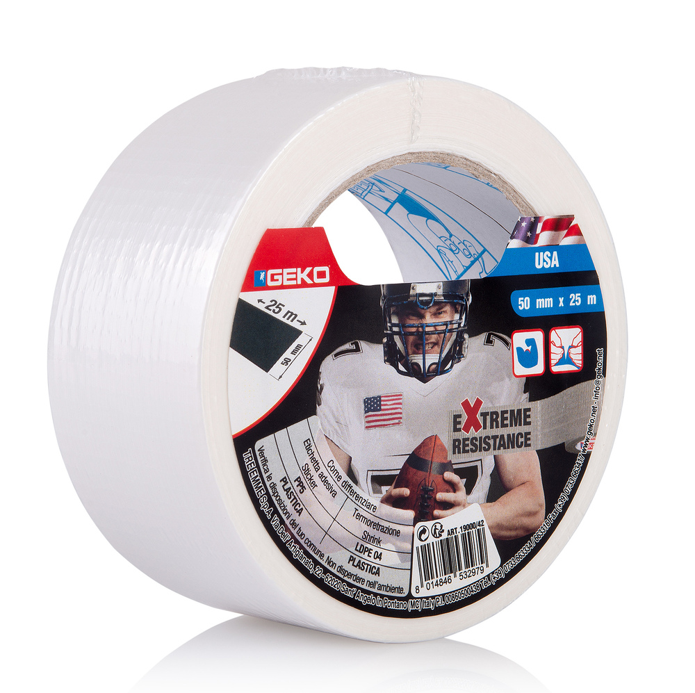 Rouleau de ruban adhésif toilé 50 mm x 25 m multi-usage