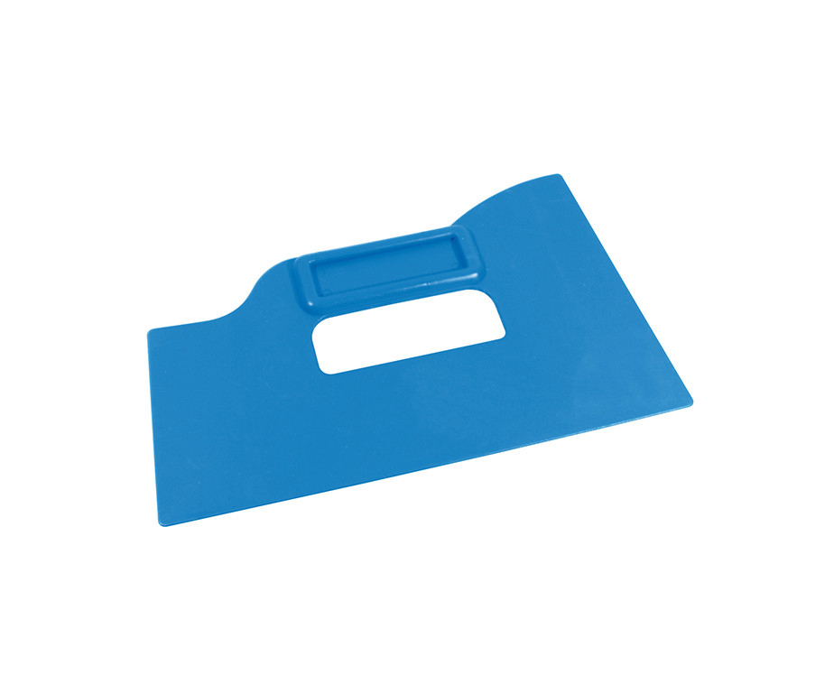 Couteau à maroufler bleu 26 cm pour la pose et le lissage de revêtements