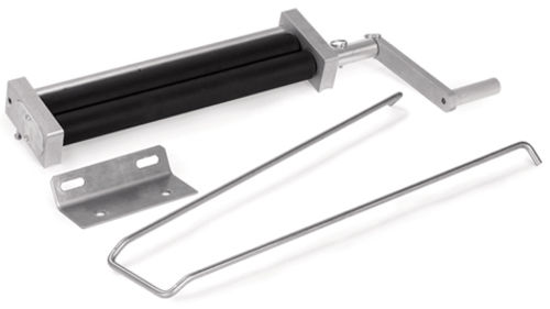 Rouleau vide sac pour trémie T-MAX 506/657/6912, accessoire robuste pour un vidage efficace des sacs d'enduit.