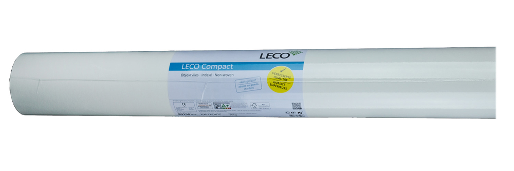 Leco Reno Compact Revêtement Mural Intissé Lisse 150g 80150 1m x 25m