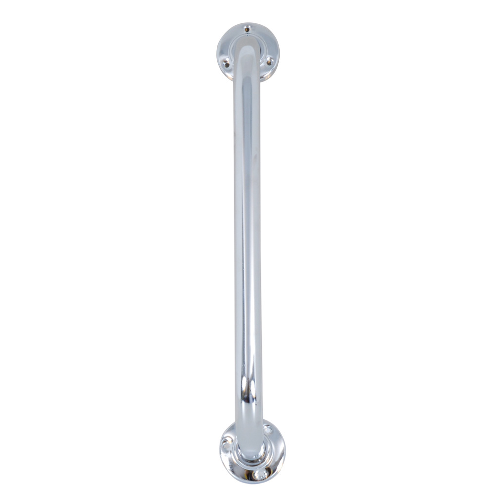 Barre de relevage en acier gris chrome de 30 cm pour salle de bain, idéale pour personnes à mobilité réduite