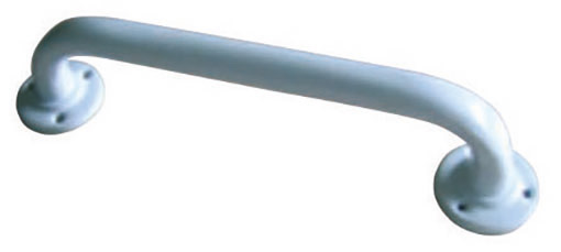 Barre de soulèvement droite blanche 40 cm sécurisée pour salle de bain