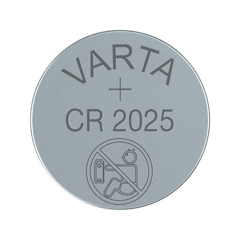 Piles Boutons Lithium CR 2025 3V Blister de 2