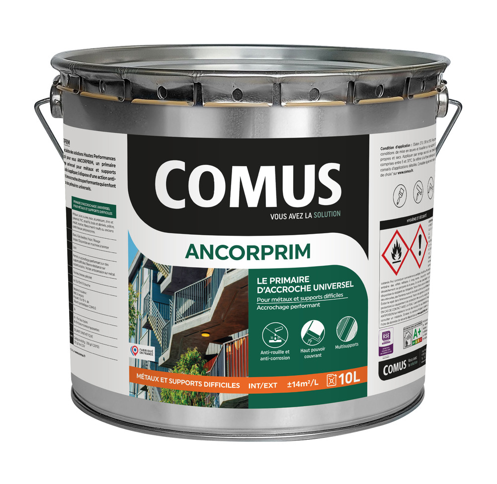 Bidon de primaire d'accrochage Ancorprim 10L pour une préparation optimale des surfaces