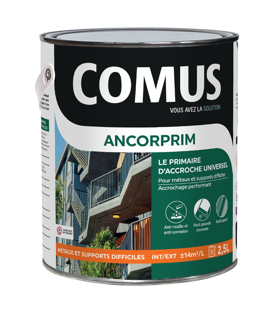 Pot de primaire d'accrochage Ancorprim 2.5L pour une adhérence optimale