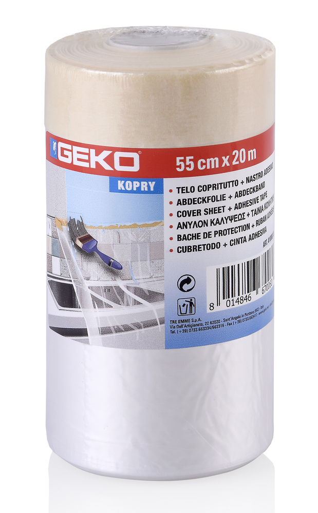 Bâche de Protection Adhésive robuste pour travaux de peinture