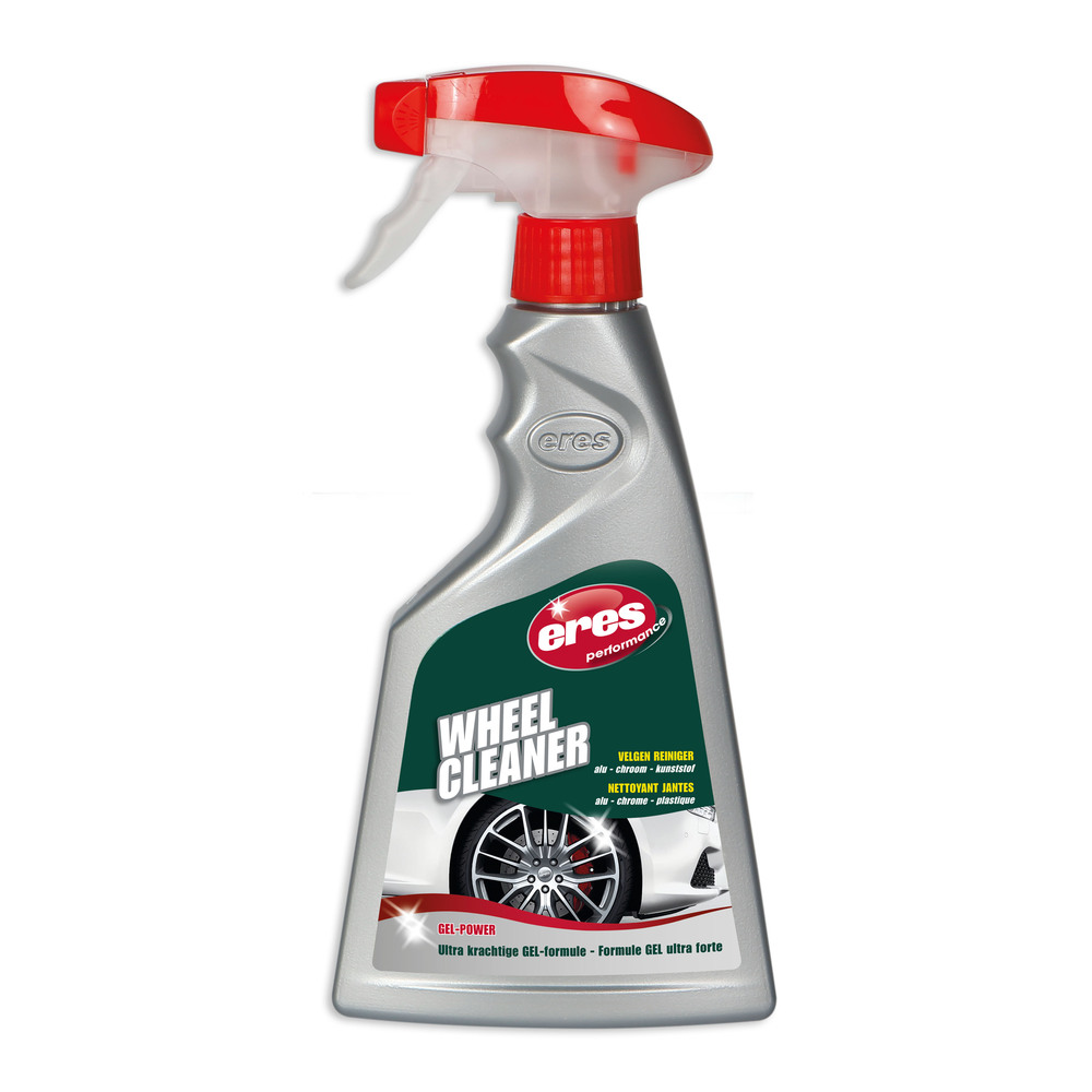 Nettoyant Jantes Spray 500 ml pour l'entretien auto, flacon nettoyant puissant contre la saleté et la poussière de frein.