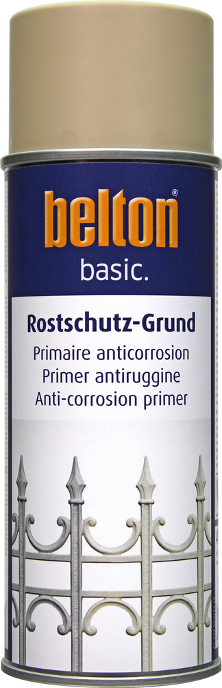 Bombe aérosol de primaire antirouille beige Basic 400 ml pour protection des métaux