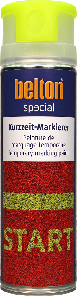 Peinture aérosol SPECIAL de marquage temporaire fluorescente 500 ml pour chantiers