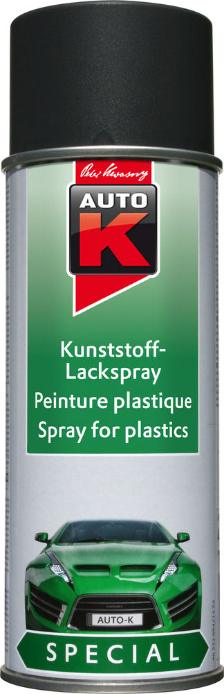 Peinture spéciale plastique gris anthracite en aérosol 400 ml haute adhérence pour automobile