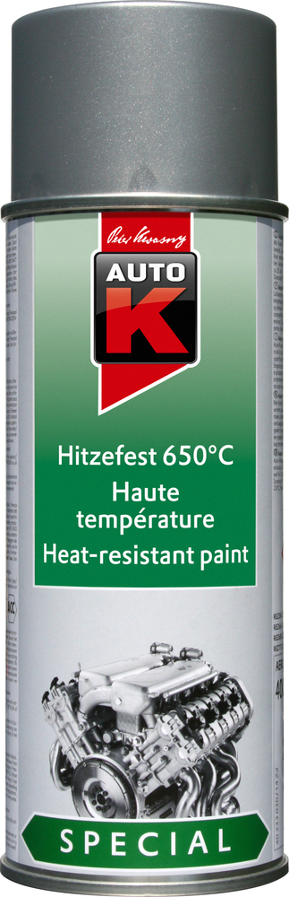 Aérosol de peinture haute température 650°C couleur argent 400 ml pour automobile