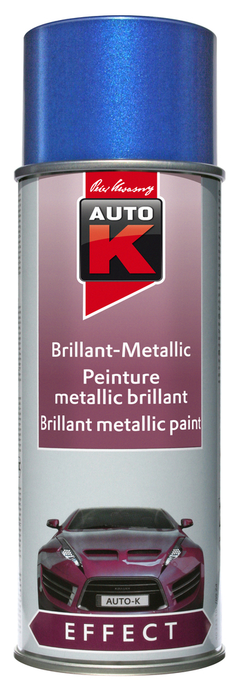 Aérosol de peinture effet métal Bleu Le Mans 400 ml pour carrosserie automobile, finition brillante et résistante