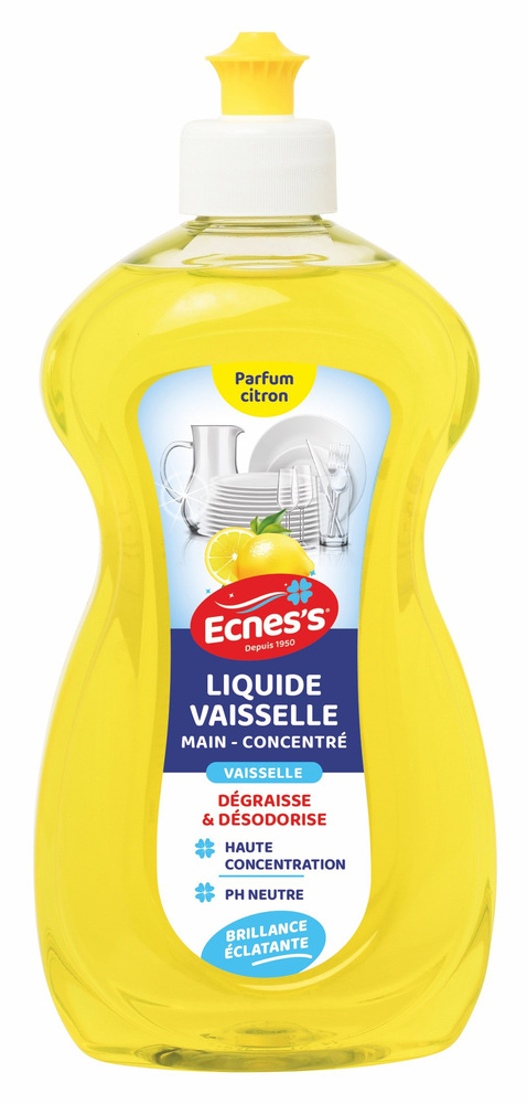 Flacon de Liquide Vaisselle Concentré 500 ml pour la vaisselle à la main