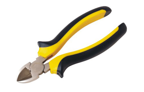 Pince coupante satinée 160 mm avec tranchants durcis