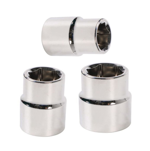 Set de 3 douilles en acier pour outils du bâtiment, tailles 13, 17 et 19 mm