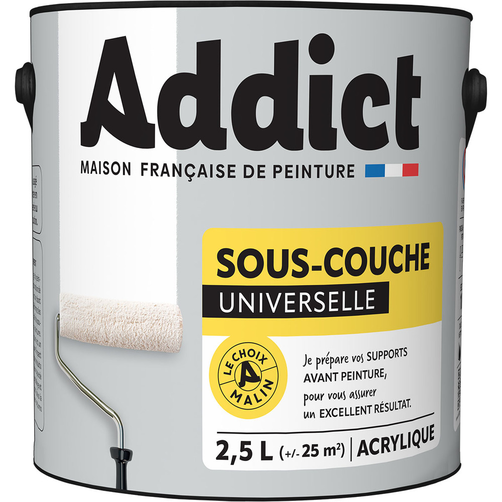Sous-couche universelle acrylique 2.5L pour peinture intérieure