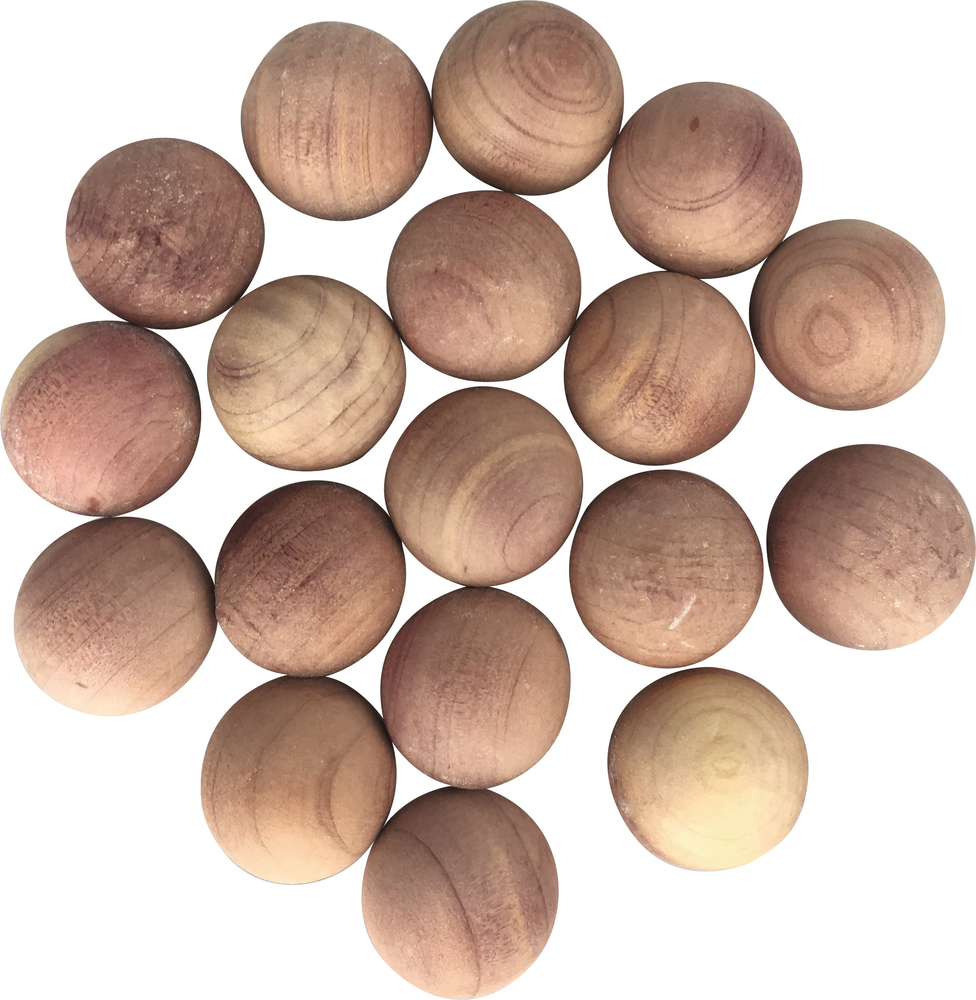 Antimites Sachet de 18 Boules en Cèdre