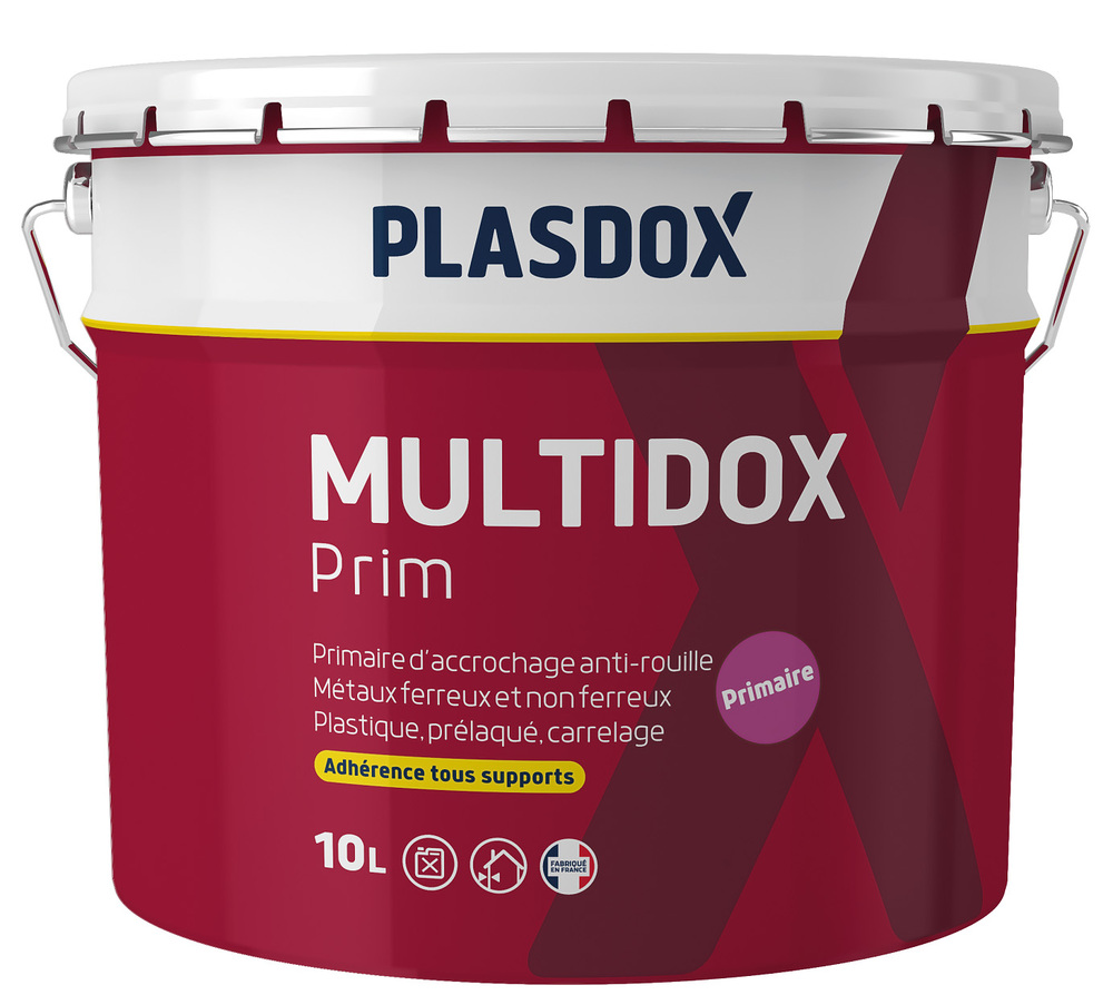 Primaire Multidox Prim pour métaux, traitement et protection anticorrosion.