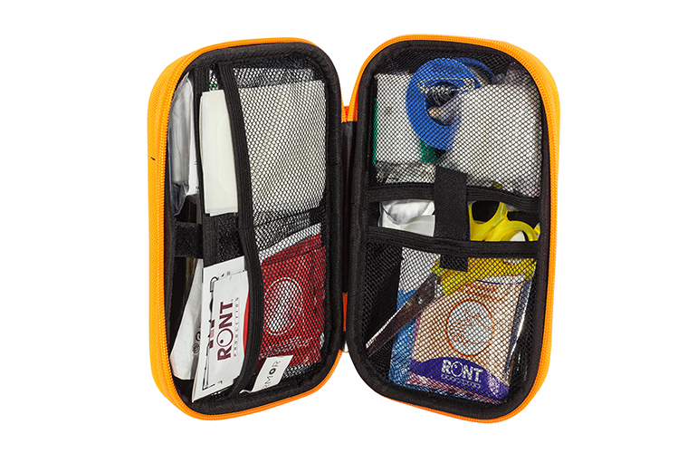 Trousse de Secours Peintre 1 à 3 Personnes en EVA Orange Fluo