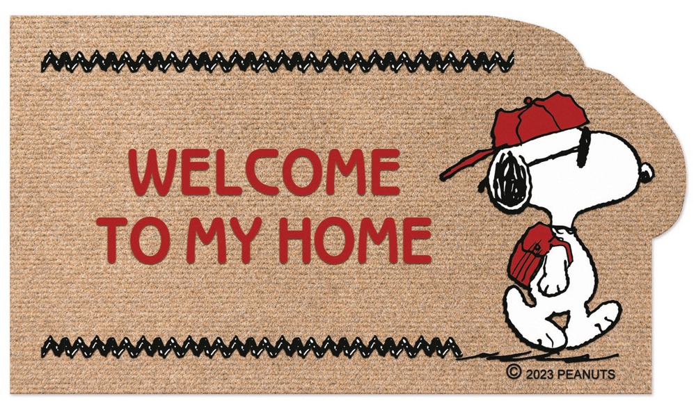 Tapis de sol décoratif Snoopy Joe Cool 40 x 70 cm