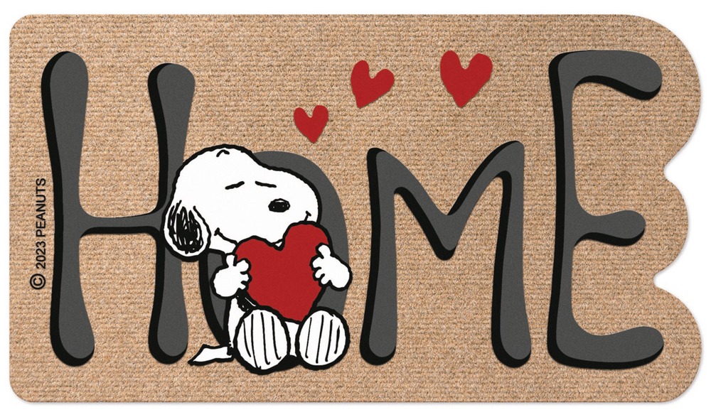 Tapis déco Snoopy Home Heart 40 x 70 cm
