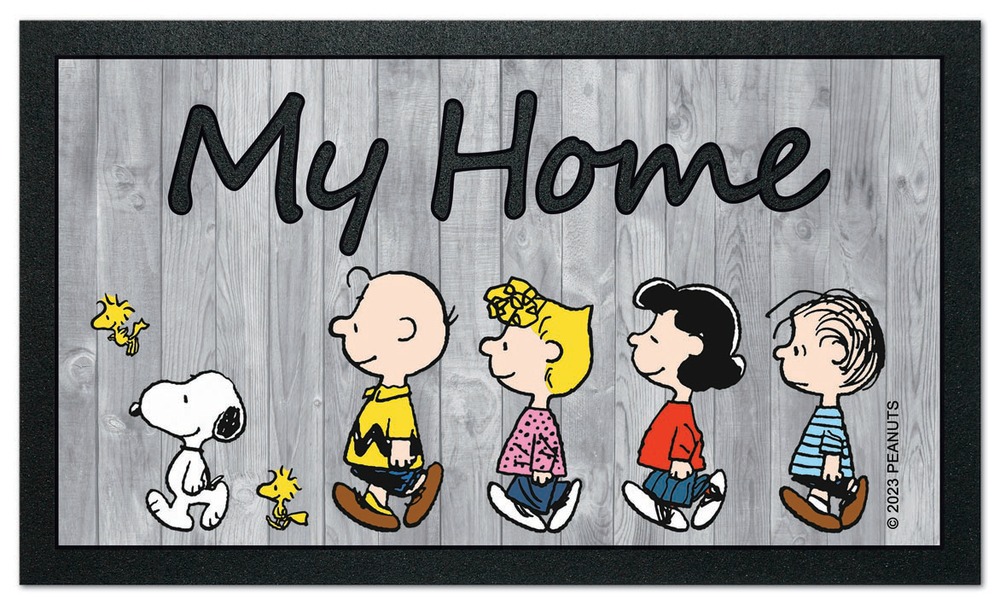 Tapis de sol décoratif Snoopy Family 40 x 68 cm