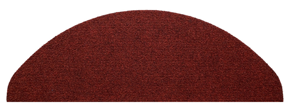 Tapis d'escalier Paris rouge antidérapant 25x65 cm