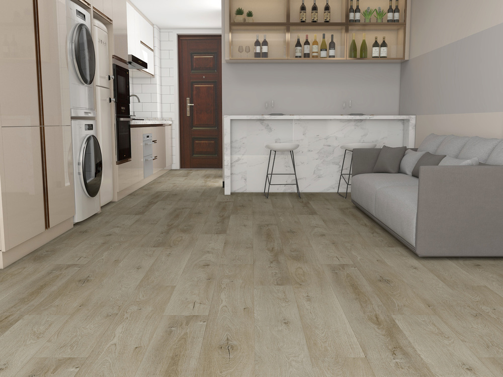 Lame Sol LVT Clipsable Avec Sous-Couche La Légende Alaska