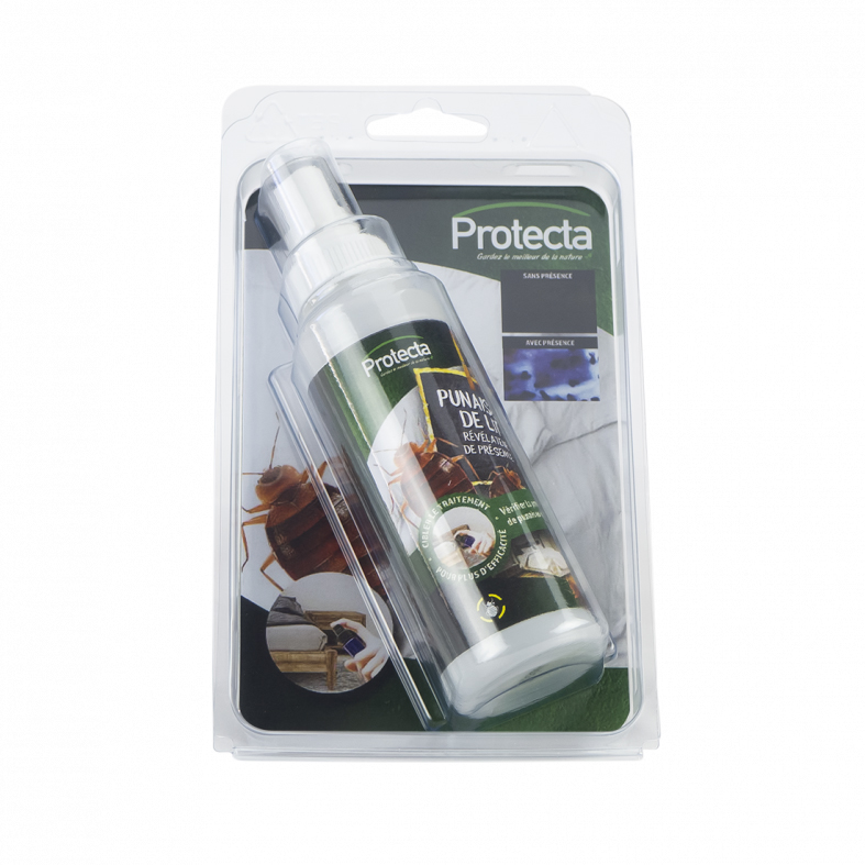 Bouteille de spray révélateur de punaises de lit 100 ml pour détecter les infestations