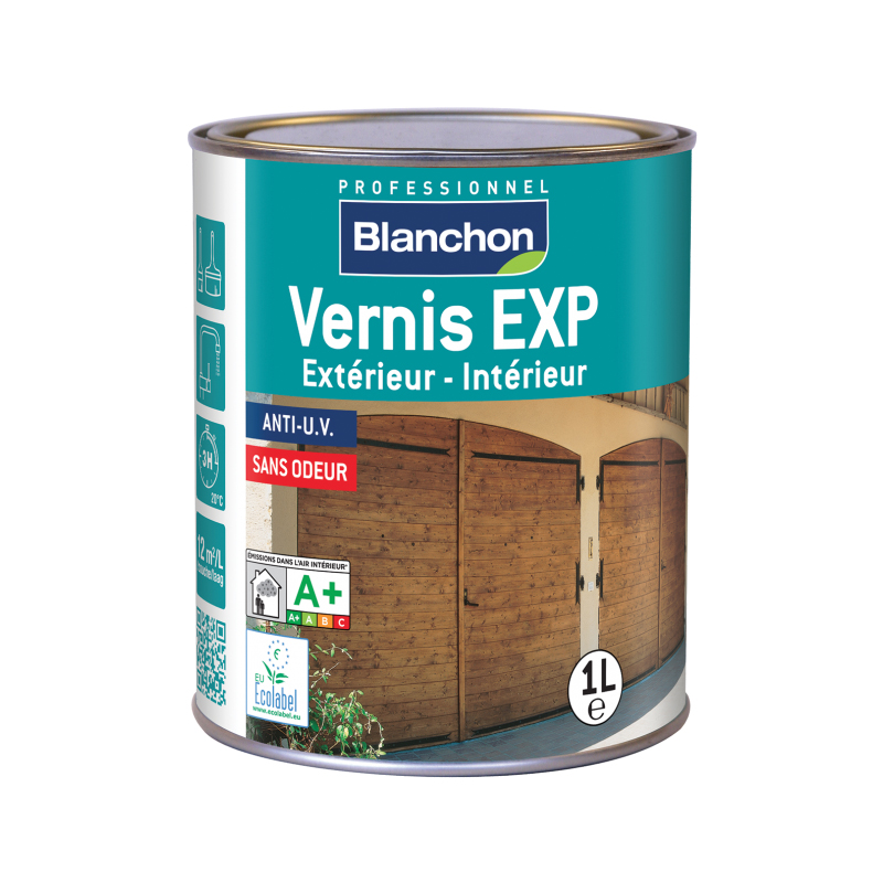 Vernis EXP Boiseries et Menuiseries, traitement et protection du bois haute résistance