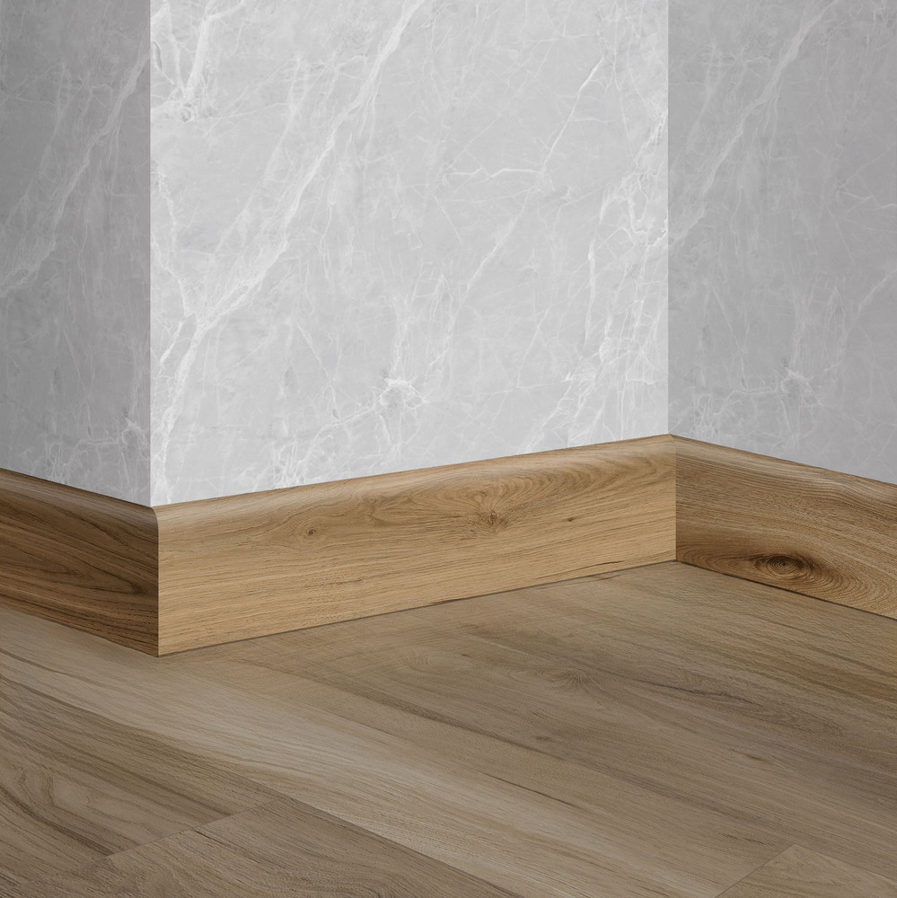 Plinthe PVC Smartfloor imitation Noyer Américain